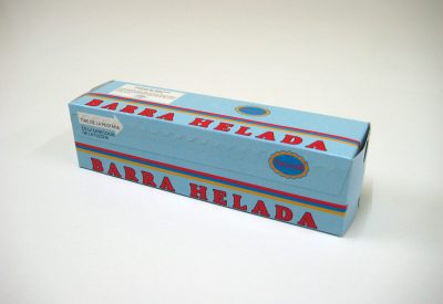 Alimentación caja barra helado