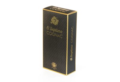 Étui carton pour bouteille de Cognac avec pelliculage Soft Touch