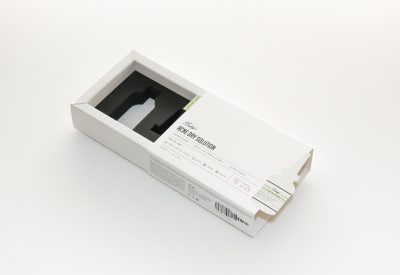 Estoig cartró per a tractament de l'acne amb separador d'escuma
